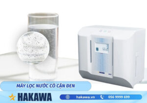 máy lọc nước có cặn đen