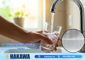 Máy lọc nước có váng trắng