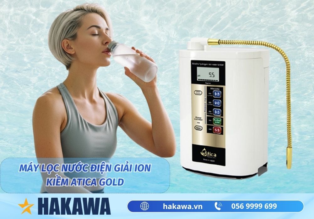 Máy lọc nước điện giải ion kiềm Atica Gold 4 máy lọc nước ion kiềm atica gold