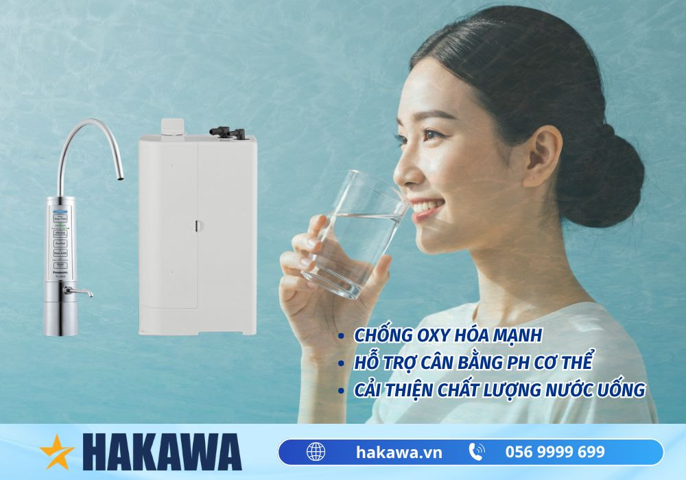 Máy lọc nước iON kiềm Panasonic TK-AB50 3 Công dụng máy lọc nước điện giải iON kiềm Panasonic TK-AB50