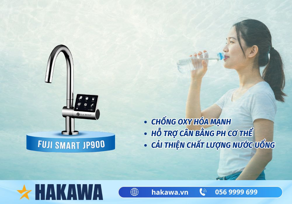 Máy lọc nước iON kiềm Fuji Smart JP900 4 Công dụng của máy lọc nước điện giải iON kiềm Fuji Smart JP900