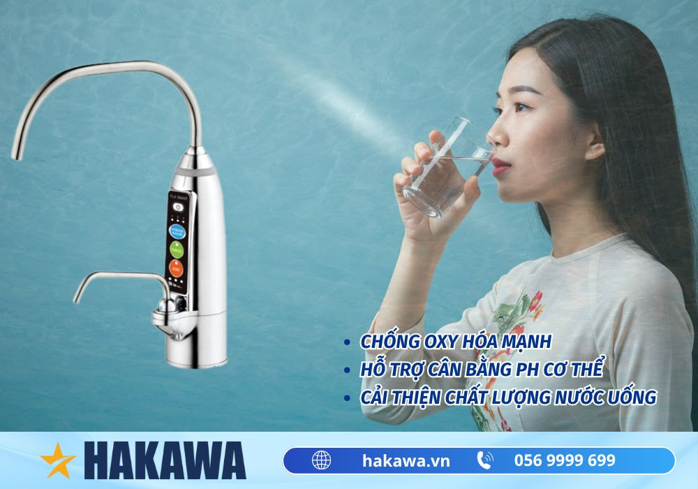 Máy lọc nước iON kiềm Fuji Smart i9 U 4 Công dụng máy lọc nước điện giải iON kiềm Fuji Smart i9 U