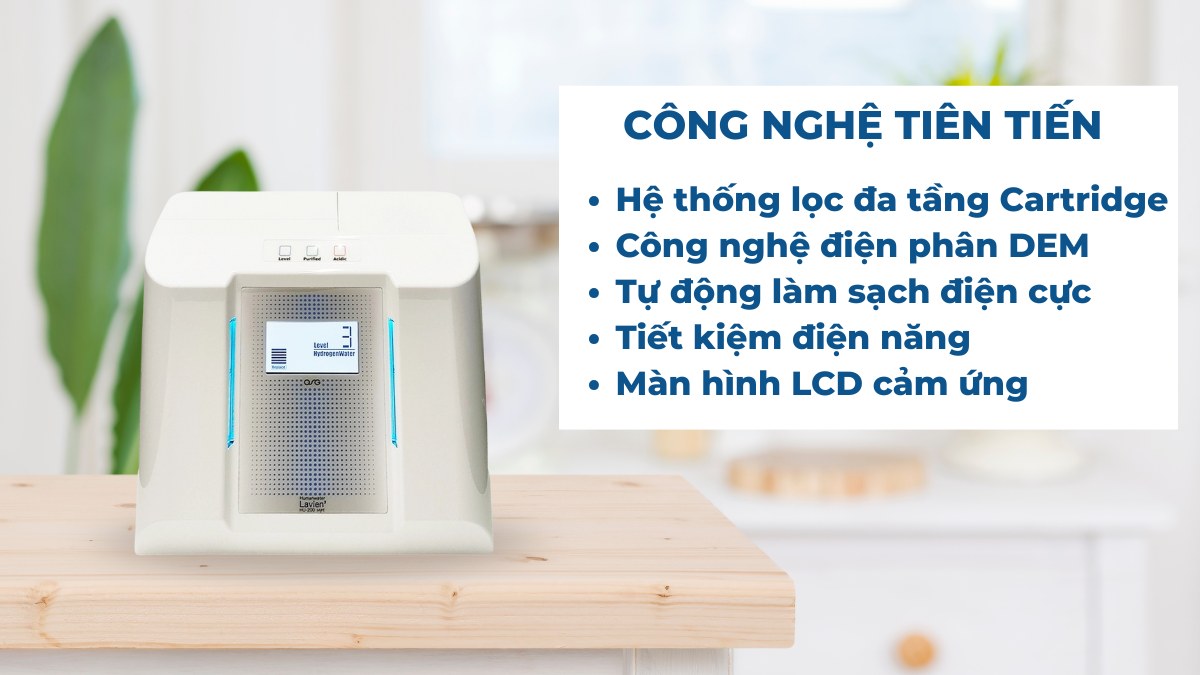 Máy lọc nước điện giải ion kiềm OSG Human Water HU-200 3 5 Ưu điểm nổi bật của máy lọc nước ion kiềm OSG Human Water HU-200