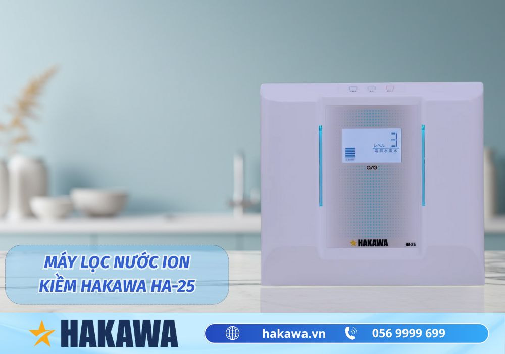 Vì sao uống nước kiềm bị ngứa? Nên khắc phục như thế nào? 8 Máy lọc nước ion kiềm Hakawa HA-25