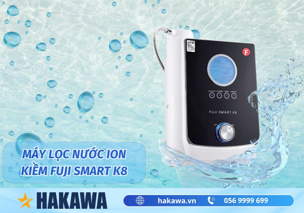 Máy lọc nước iON kiềm Fuji Smart K8 2 Máy lọc nước ion kiềm Fuji Smart K8