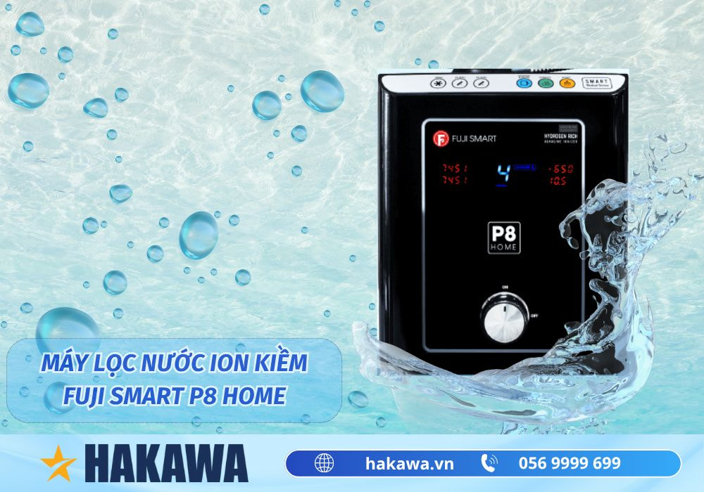 Máy lọc nước iON kiềm Fuji Smart P8 Home 2 Máy lọc nước iON kiềm Fuji Smart P8 Home