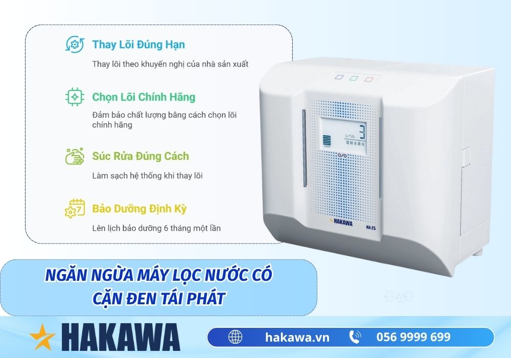 Tại sao máy lọc nước có cặn đen? Cách khắc phục ĐƠN GIẢN 9 ngăn ngừa máy lọc nước có cặn đen