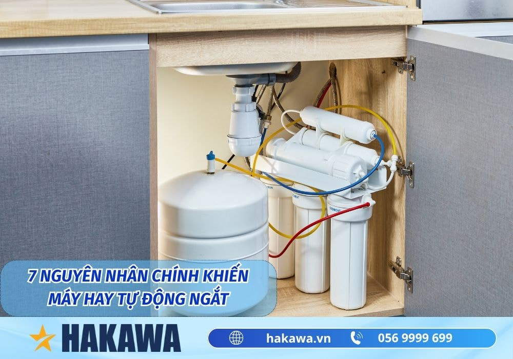 nguyên nhân máy lọc nước đóng ngắt tự động