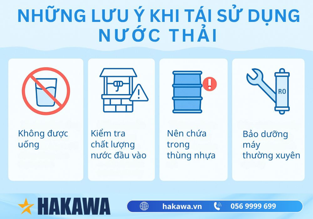 Nước thải từ máy lọc nước có dùng được không? Cách dùng hiệu quả 28 Những lưu ý khi tái sử dụng nước thải