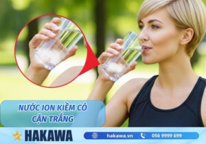 nước ion kiềm có cặn trắng