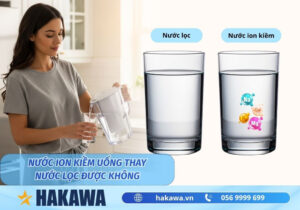 nước ion kiềm uống thay nước lọc được không