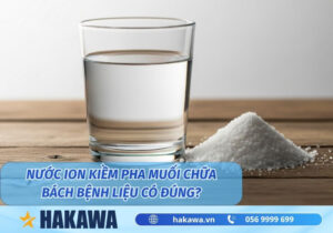 Nước ion kiềm pha muối