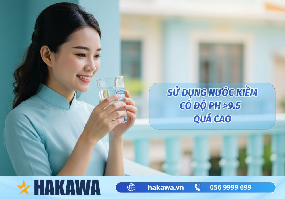 Vì sao uống nước kiềm bị ngứa? Nên khắc phục như thế nào? 7 Sử dụng nước kiềm có độ pH quá cao