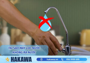 Tại sao máy lọc nước không ra nước