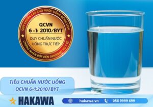 Tiêu chuẩn nước uống QCVN 6-1:2010 BYT
