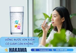 uống nước ion kiềm có giảm cân không