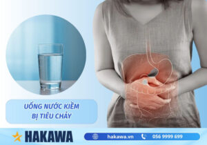 Uống nước kiềm bị tiêu chảy