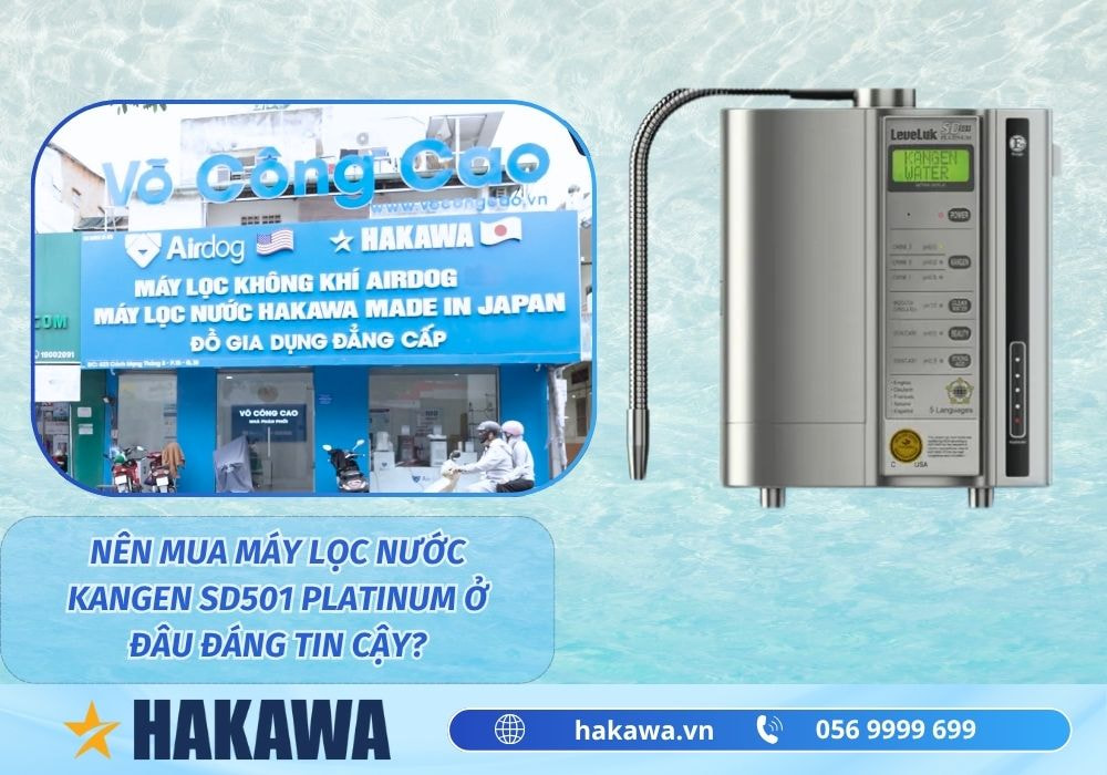 Vì sao nên mua Tính năng của máy lọc nước ion Kangen LeveLuk SD501 Platinum