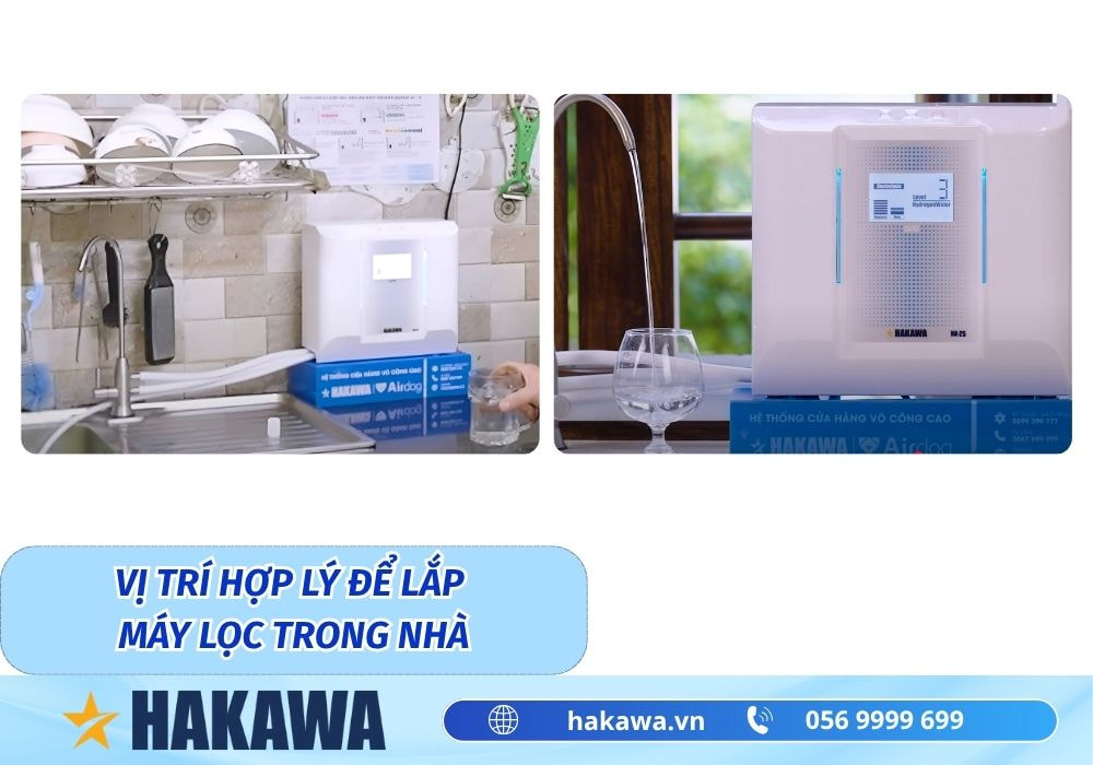 Những vị trí lắp máy lọc nước TỐT NHẤT cho gia đình bạn 7 vị trí lắp đặt