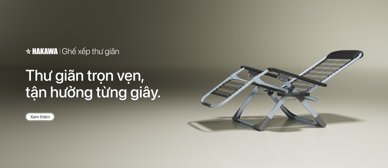 Ghế xếp thư giãn Hakawa
