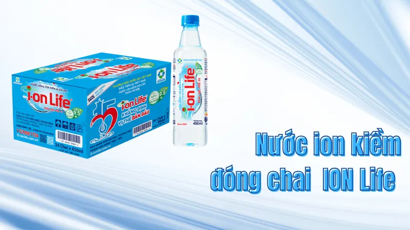Nước ion kiềm đóng chai ION Life
