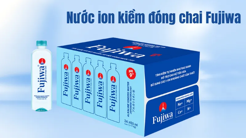 Nước ion kiềm đóng chai Fujiwa