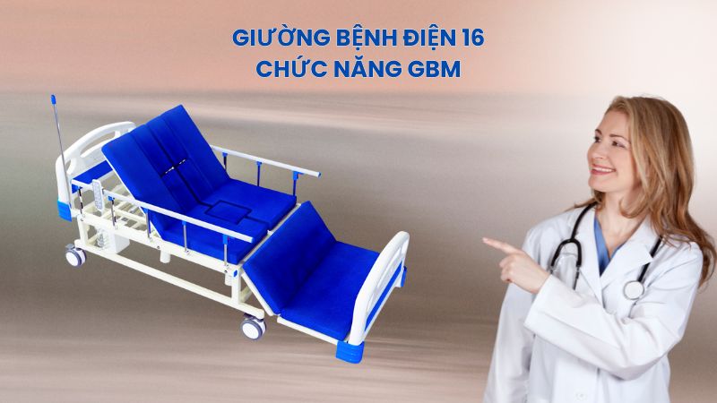 Giường bệnh điện 16 chức năng gmb