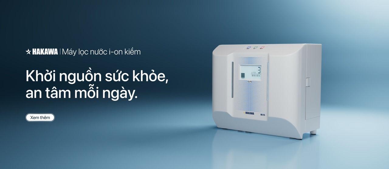 Máy lọc nước ion kiềm Hakawa Nhật Bản