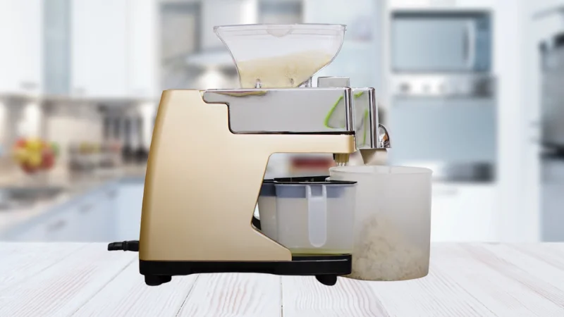 Cách làm dầu dừa nguyên chất tại nhà và mẹo bảo quản lâu dài 19 Làm dầu dừa bằng máy ép dầu dừa hiện đại