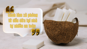 Cách làm xà phòng từ dầu dừa tại nhà tự nhiên an toàn