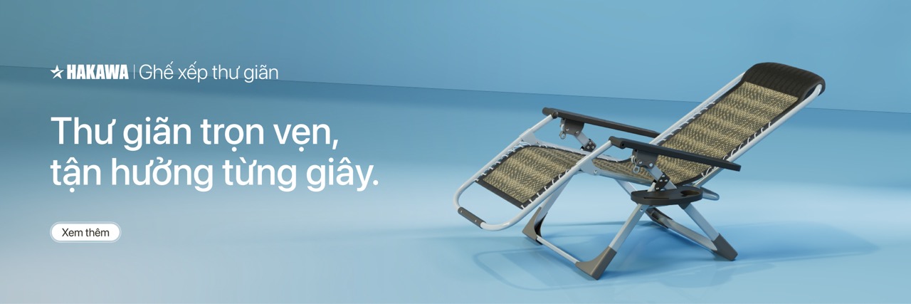 Ghế xếp thư giãn hakawa