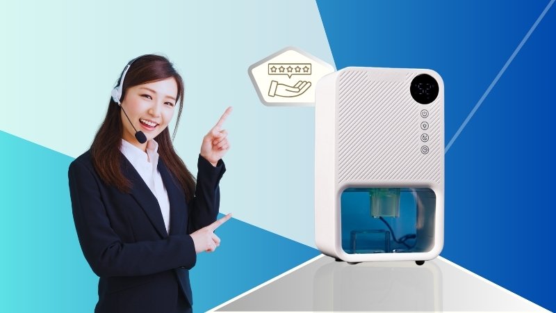 Máy hút ẩm mini Hakawa Airdog EDH22 15 Cam kết chất lượng và dịch vụ hậu mãi từ Hakawa Airdog