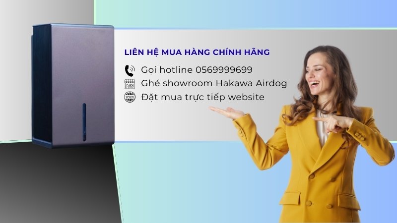 Máy hút ẩm mini Hakawa Airdog BW402 17 Cam kết và dịch vụ hậu mãi chính hãng