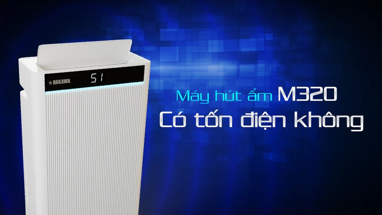 Máy hút ẩm Hakawa M320 31 Máy có tốn điện không?