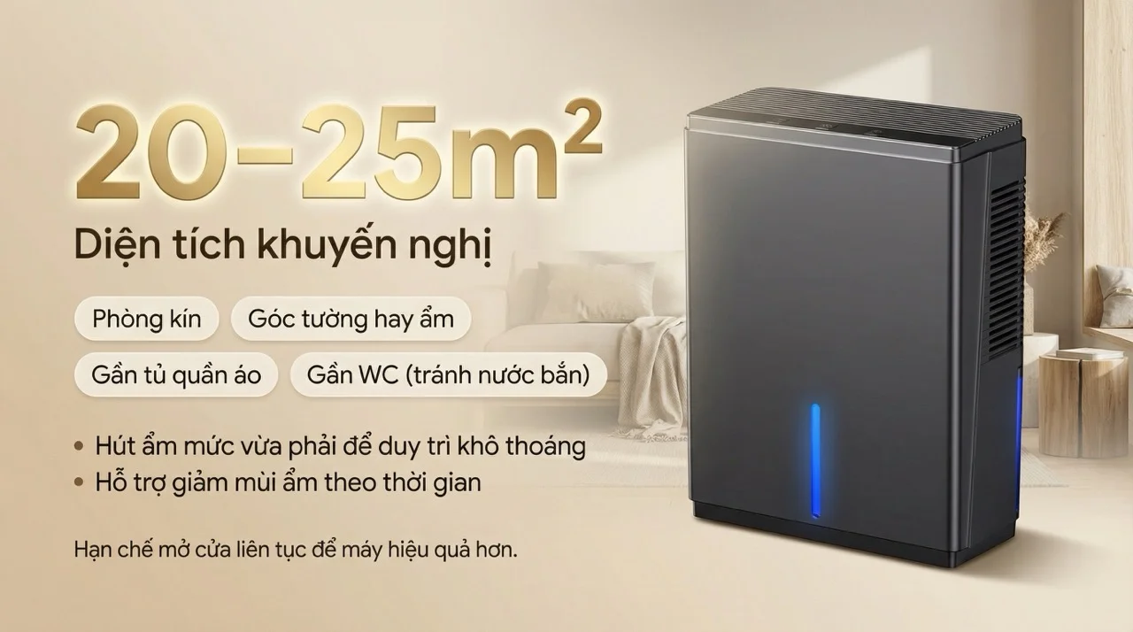 Máy hút ẩm mini Hakawa BW401 19 Ứng dụng thực tế của máy hút ẩm BW401