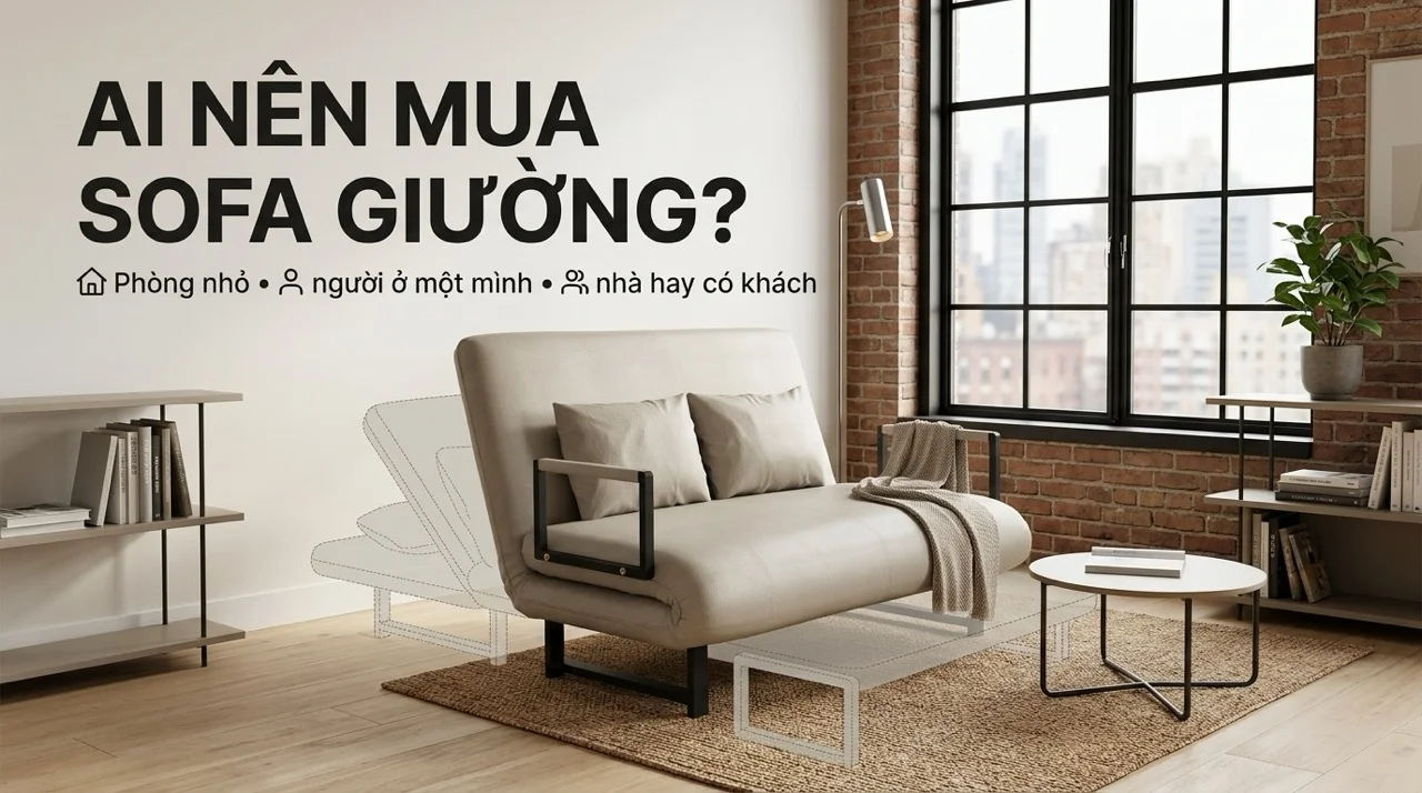Có Nên Mua Sofa Giường Không? Ưu Nhược Điểm Thực Tế 8 Ai Nên Mua Sofa Giường