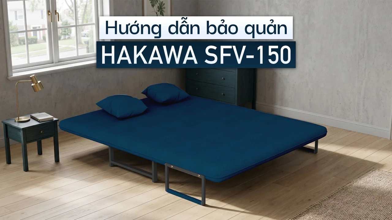 Sofa Giường Vải HAKAWA SFV-150 17 Bảo quản SFV-150 - nguyên tắc rộng hơn thì chăm hơn