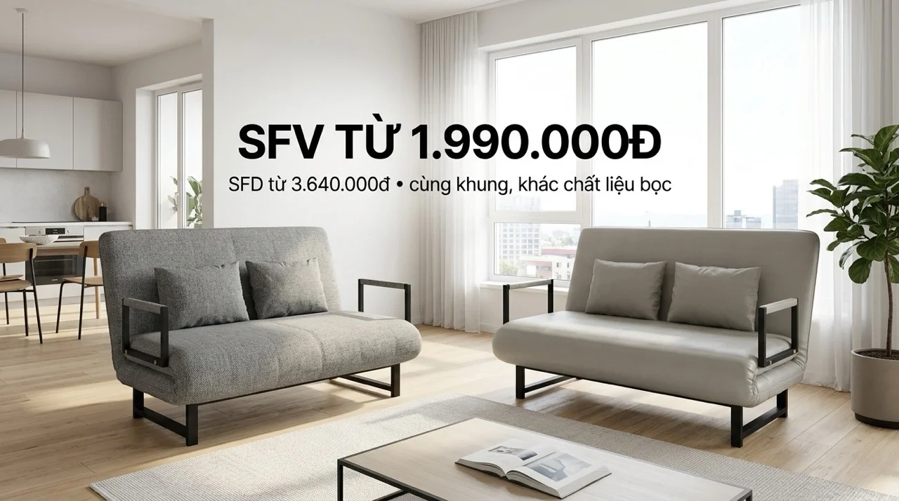 Bảng Giá Sofa Giường HAKAWA Cập Nhật Mới Nhất 7 Chi Tiết Giá Từng Model SFV