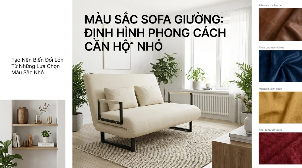 Chọn Màu Sofa Giường Phù Hợp Phong Cách Nội Thất 9 Chọn Màu Theo Diện Tích Ánh Sáng Phòng