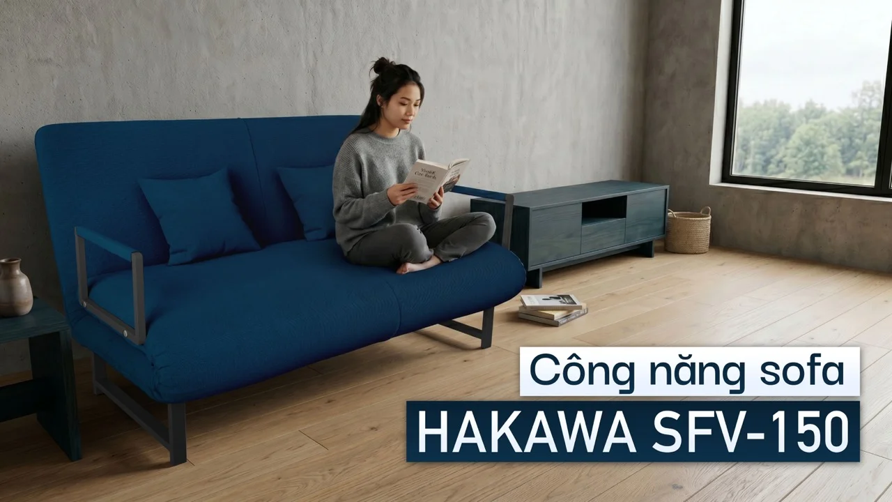 Sofa Giường Vải HAKAWA SFV-150 15 Công năng sofa ban ngày – Giá trị sử dụng thực tế