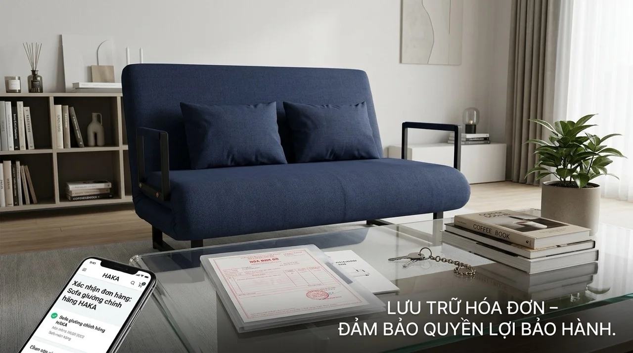 Bảo Hành Sofa Giường HAKAWA - 2 Năm Chính Hãng 10 Điều Kiện Bảo hành sofa giường