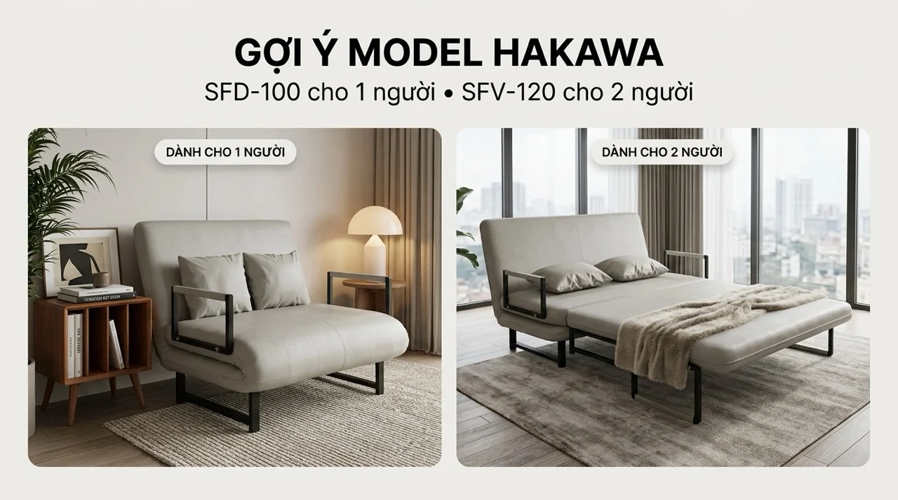 Sofa Giường Thông Minh - Tiêu Chí Chọn Mua & Gợi Ý 10 Gợi Ý Chọn Model Phù Hợp Từng Nhu Cầu