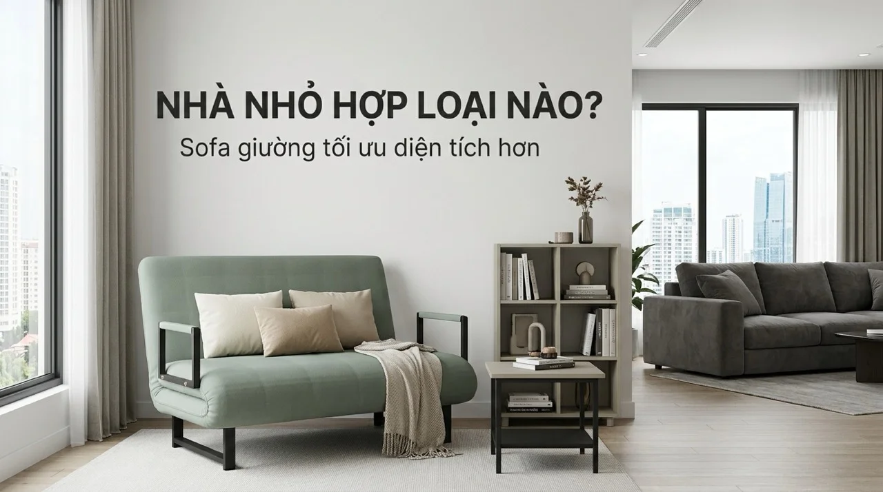 Sofa Giường Hay Sofa Thường - Loại Nào Hợp Hơn? 8 Khi Nào Nên Chọn Sofa Giường