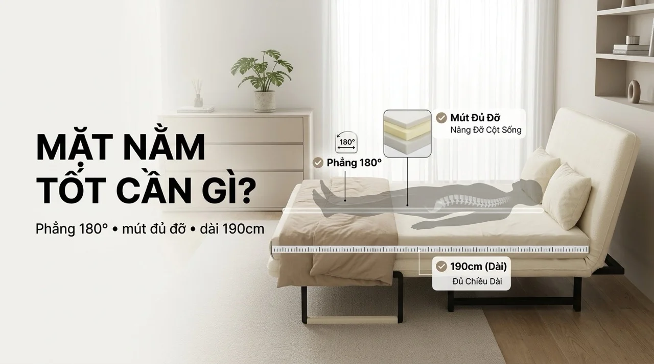 Ngủ Hàng Đêm Trên Sofa Giường Có Tốt Không? 6 Mặt Nằm Cần Đáp Ứng Gì