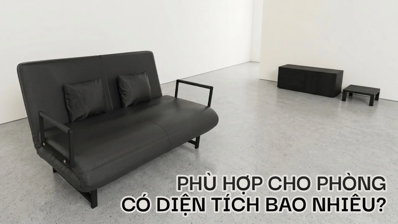 Sofa Giường Da HAKAWA SFD-150 20 Phòng bao nhiêu mét vuông thì đặt được SFD-150