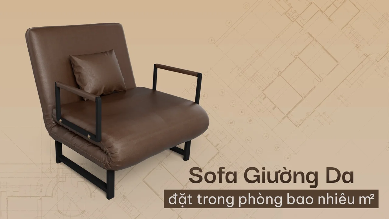 Sofa Giường Da HAKAWA SFD-120 19 SFD-120 đặt trong phòng bao nhiêu mét vuông