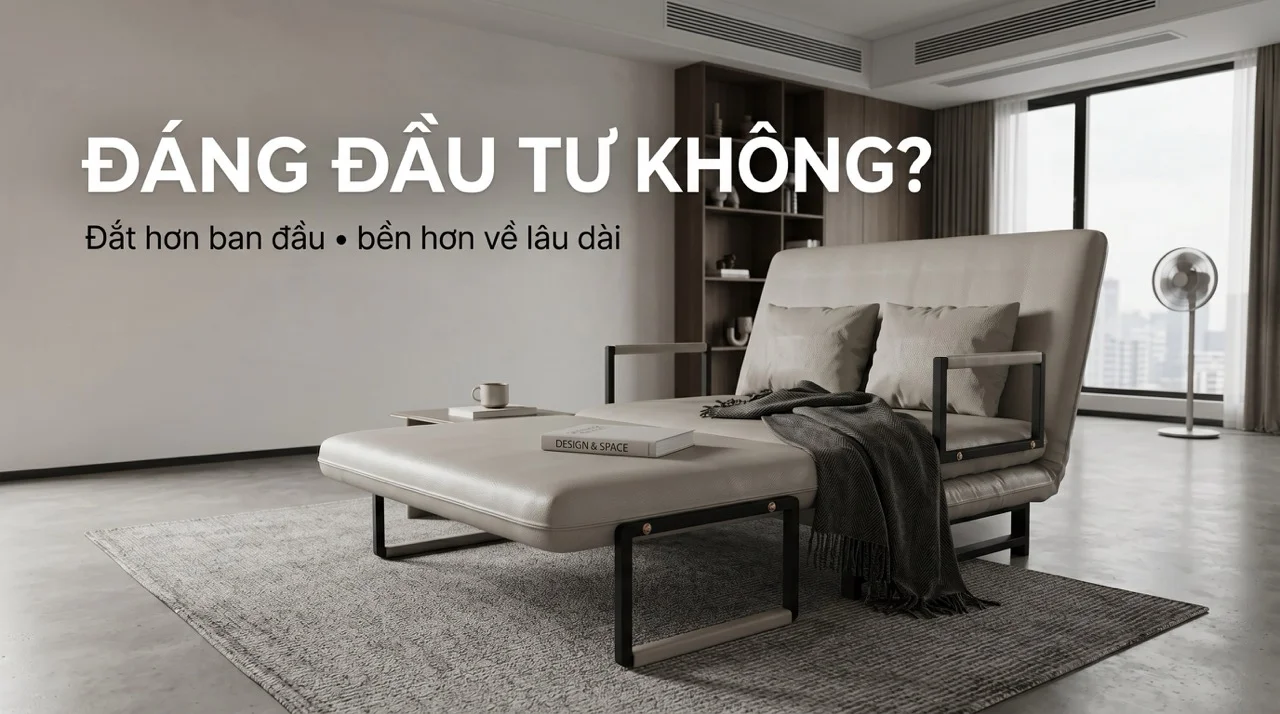 Sofa Giường Cao Cấp Bọc Da - Đáng Đầu Tư Không? 10 Sofa Giường Da HAKAWA Có Đáng Tiền Không