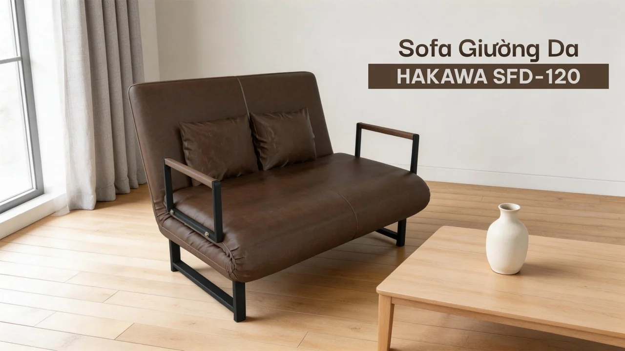 Sofa giường da HAKAWA SFD-120