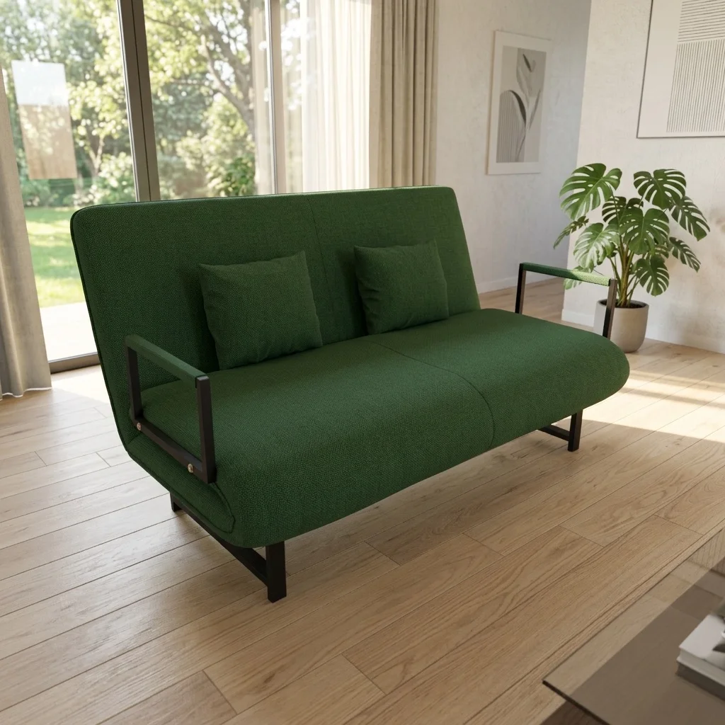 Sofa Giường Vải HAKAWA SFV-150 4 Sofa Giường Vải HAKAWA SFV-150 xanh đậm