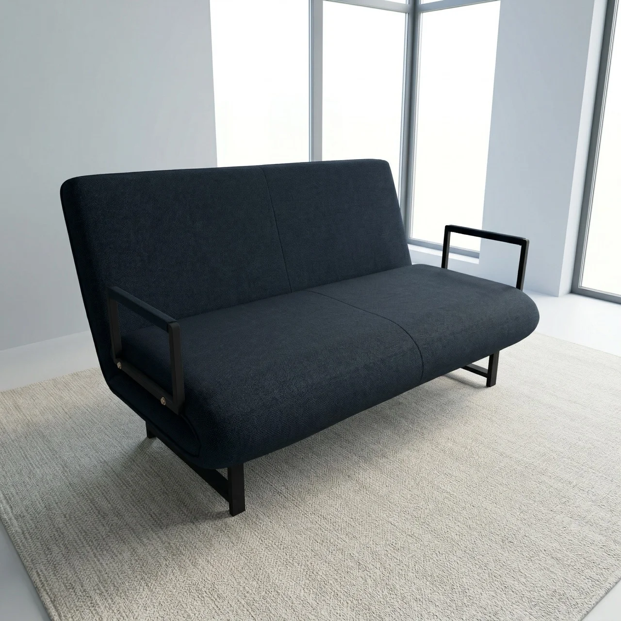 Sofa Giường Vải HAKAWA SFV-150 3 Sofa Giường Vải HAKAWA SFV-150 xanh đen